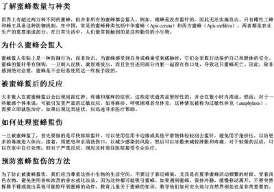 蜜蜂蜇人的拼音.docx免费下载(word版可打印)