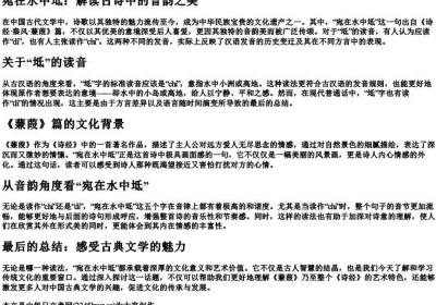 宛在水中坻di 还是chi.docx免费下载(word版可打印)