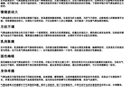 女人气滞血瘀有五大症状.docx免费下载(word版可打印)