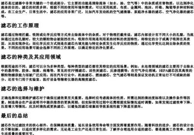 滤芯是什么意思.docx免费下载(word版可打印)