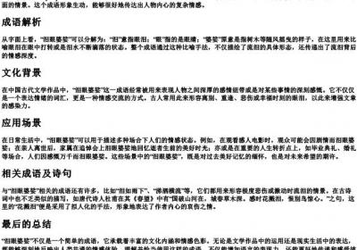 泪眼婆娑怎么读.docx免费下载(word版可打印)
