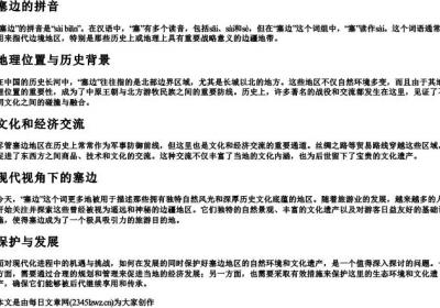 塞边的拼音.docx免费下载(word版可打印)
