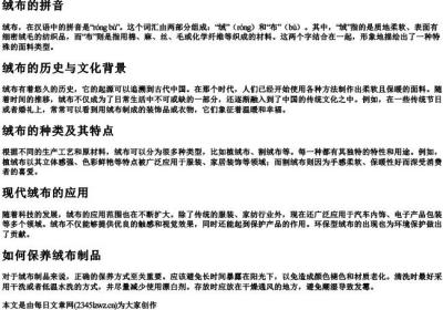 绒布的拼音.docx免费下载(word版可打印)