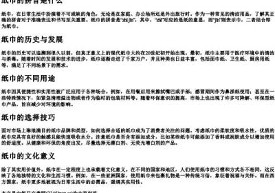 纸巾的拼音是什么.docx免费下载(word版可打印)