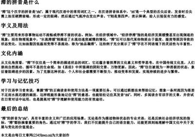 滞的拼音是什么.docx免费下载(word版可打印)