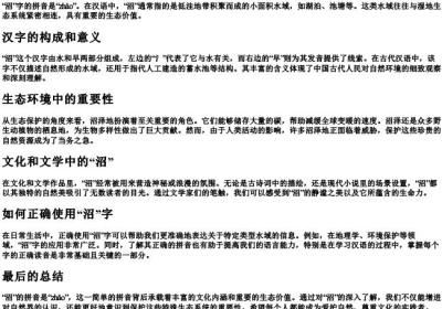 沼的拼音是什么.docx免费下载(word版可打印)