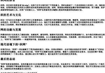 织网的拼音.docx免费下载(word版可打印)