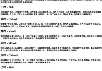 时辰的拼音对照表.docx免费下载(word版可打印)