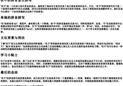 在不的拼音怎么拼写.docx免费下载(word版可打印)