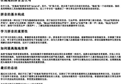 在拖地的拼音怎么写.docx免费下载(word版可打印)