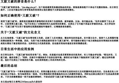 又脏又破的拼音.docx免费下载(word版可打印)