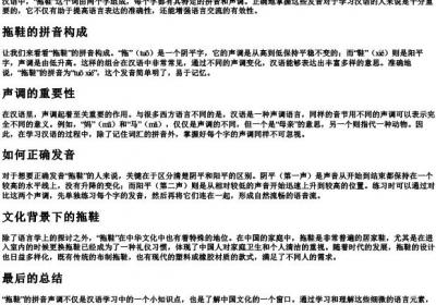 拖鞋的拼音声调.docx免费下载(word版可打印)