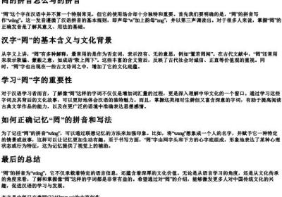罔的拼音怎么写的拼音.docx免费下载(word版可打印)
