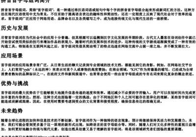 拼音首字母组词.docx免费下载(word版可打印)