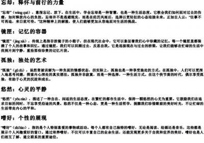 忘却镜匣孤独悠然嗜好的拼音.docx免费下载(word版可打印)