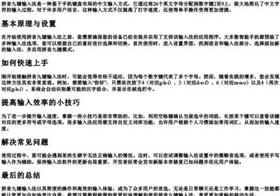 拼音九键输入法教程.docx免费下载(word版可打印)