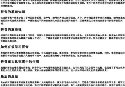 良心的汉语的拼音.docx免费下载(word版可打印)