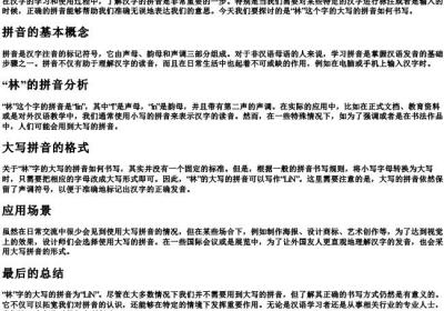 林字的大写的拼音怎么写.docx免费下载(word版可打印)