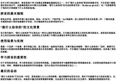 留什么给你的拼音怎么写.docx免费下载(word版可打印)