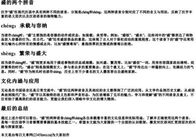 盛的两个的拼音.docx免费下载(word版可打印)