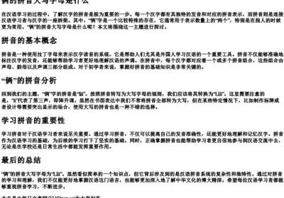 俩的拼音大写字母是什么.docx免费下载(word版可打印)