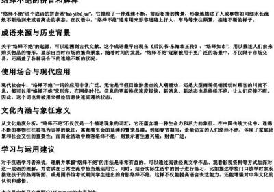 络绎不绝的拼音和解释.docx免费下载(word版可打印)