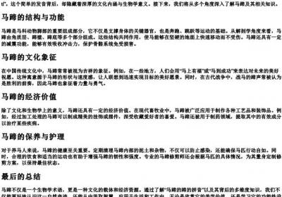 马蹄的蹄的拼音.docx免费下载(word版可打印)