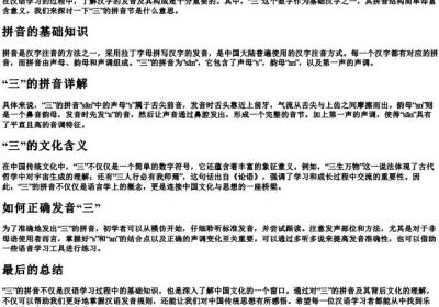 三的拼音节什么意思.docx免费下载(word版可打印)