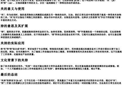 夹持的拼音.docx免费下载(word版可打印)