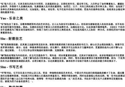 礼乐射御书数的拼音.docx免费下载(word版可打印)