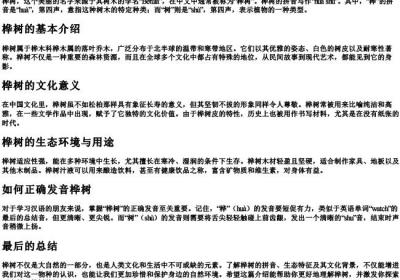 桦树的拼音怎么写.docx免费下载(word版可打印)