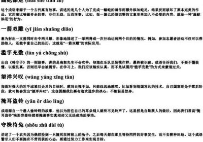初中必会成语及解释加的拼音.docx免费下载(word版可打印)