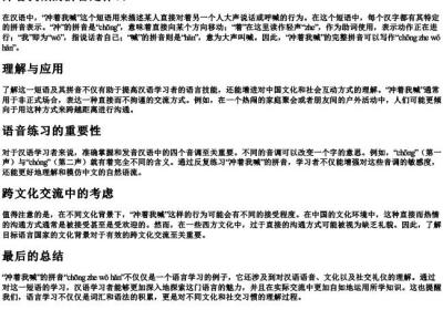 冲着我喊的拼音是什么.docx免费下载(word版可打印)