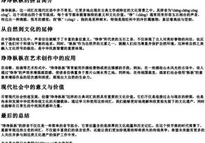 琤琤枞枞的拼音.docx免费下载(word版可打印)