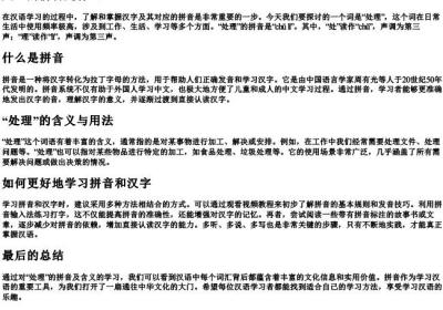 处理的拼音是什么.docx免费下载(word版可打印)