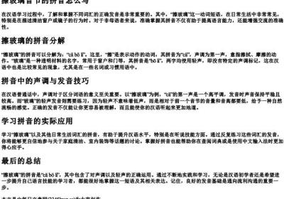 擦玻璃音节的拼音怎么写.docx免费下载(word版可打印)