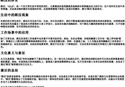 踩压的拼音.docx免费下载(word版可打印)
