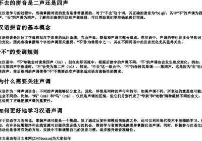 不去的拼音是二声还是四声.docx免费下载(word版可打印)