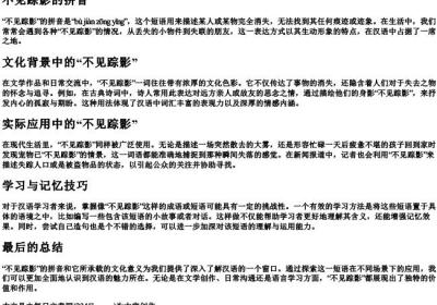 不见踪影的拼音.docx免费下载(word版可打印)