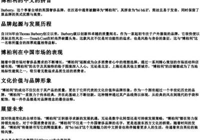 博柏利的中文的拼音.docx免费下载(word版可打印)