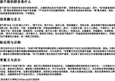 怙恶不俊的拼音是什么.docx免费下载(word版可打印)
