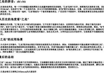 之处的拼音.docx免费下载(word版可打印)
