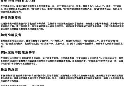 仔细的说的拼音怎么拼.docx免费下载(word版可打印)
