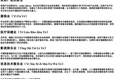 依照产业的拼音.docx免费下载(word版可打印)