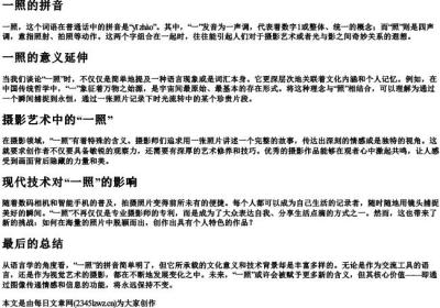 一照的拼音.docx免费下载(word版可打印)