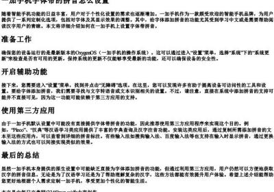 一加手机字体带的拼音怎么设置.docx免费下载(word版可打印)