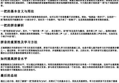 一把怎么的拼音.docx免费下载(word版可打印)