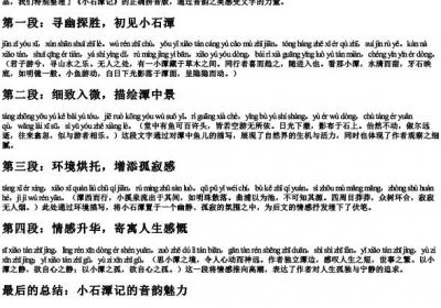 小石潭记正确的拼音版.docx免费下载(word版可打印)