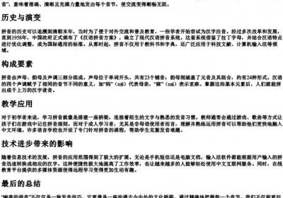 响亮的拼音.docx免费下载(word版可打印)