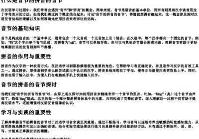 什么是音节的拼音的音节.docx免费下载(word版可打印)